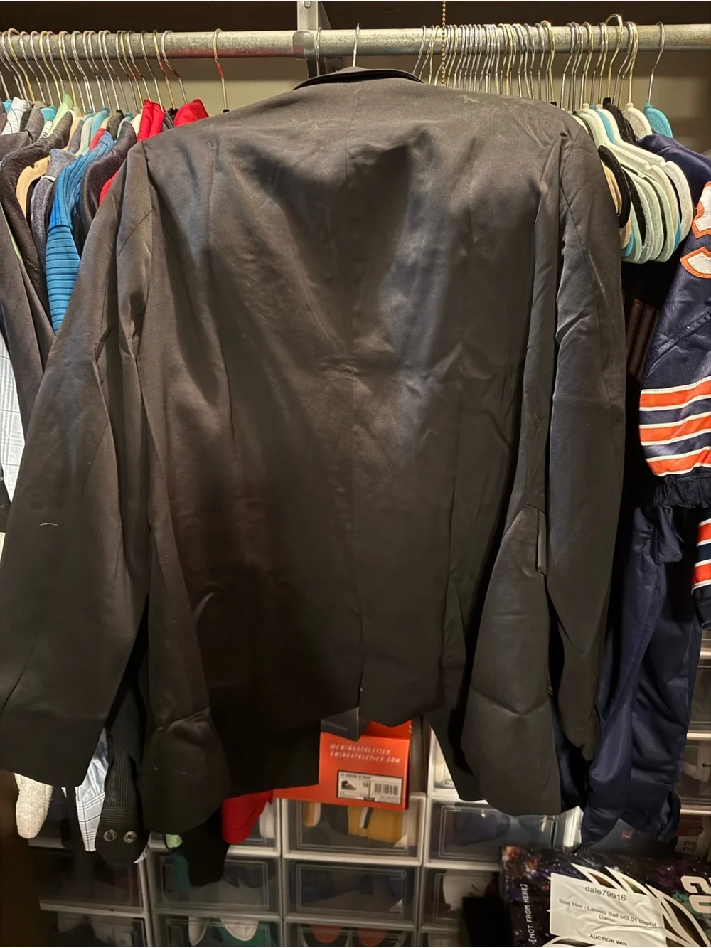Classic Black Double-Breasted Blazer Women’s Size XL